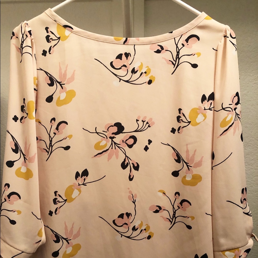 Ann Taylor Loft Floral Blouse